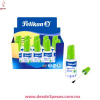 Corrector Liquido Base de Agua marca  Pelikan 20 ml. 