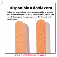 DUO Lima y Pulidora bolsa con 12 pza. en colores 18 x 2 cm AA-1103