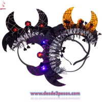 Diadema Vampiro C/Luz ya incluye Pilas, 3 modelos.