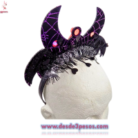 Diadema Vampiro C/Luz ya incluye Pilas, 3 modelos.