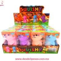 Dinosaurios Squishy 8 cm largo , Suaves y Elasticos, en colores TT-3001