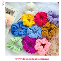 Dona de Terciopelo Suave en colores 11 cm. Diametro PJ26-2