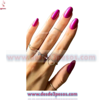 Esmalte Moshita en color ROSA FUERTE METALICO 15ml