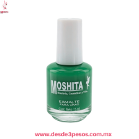Esmalte de Uñas Color Verde Pino Matte - 15 ml Marca Moshita