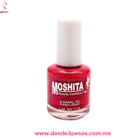 Esmalte para Uñas MOSHITA color Coral Neon Brillante 15ml
