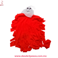 Fantasma Colgante Rojo Decoración Halloween 40 x 21cm.