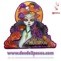 Figuras de Carton GRANDES Halloween en  2da dimension  Diamantado en varios  modelos del dia de muertos  50 x 32 cm 