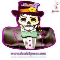 Figuras de Carton GRANDES Halloween en  2da dimension  Diamantado en varios  modelos del dia de muertos  50 x 32 cm 