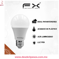 Foco LED E27, 11W, Luz Blanca FX