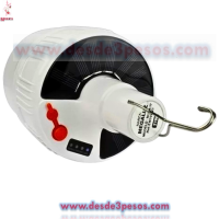 Foco Led Portatil Recargable, Solar 12W. 17 X 9 cm. MEGALUZ 