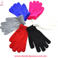 Guante para adulto de Tela en varios colores 