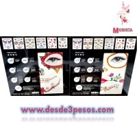 Hoja de Tatuaje Catrina Halloween Para hombre y mujer, Day of the  Death ,  Catrinas 18.5 x 14.5cm.