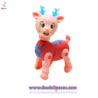Juguete Venado y Vaca con luz Y sonido 21 x 14 cm. Ocupa 3 pilas AA no incluidas 