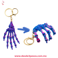 Llavero 3D articulaciones flexibles movibles varean los modelos 9 x 5 aprox. UQ-J023-06