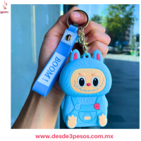 Llavero Monedero Monstruo de Silicon, 10x6 cm en colores 6947