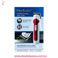 Máquina Cortadora Pelo Inalámbrica Merry color Portátil 16 x 4 cm. SK-5805