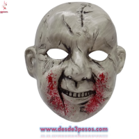 Mascara de Para Halloween de Plastico Duro Resistente en forma de BABY FACE TERROR  20 x 24 cm