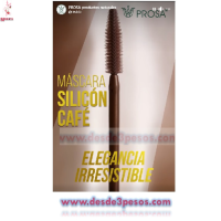 Mascara de Pestañas PROSA 4 en 1 Profesional Silicon Café 13g