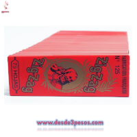 Papel Arroz para hacer cigarros Marca Zig Zag 75 Hojas 7 X 4 cm 