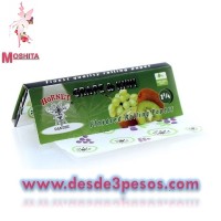 Papel para Cigarro HORNET Sabor UVA KIWI Sobre con 50 sabanas 