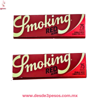 Papel para Liar Ultrafino natural Smoking RED MEDIUM sobre con 50 hojas 8 x 4.5cm.