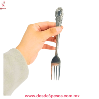 Paquete con 12  Tenedor Metalico 