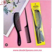 Paquete con 12 Blister con 2 Peines en color Negros 20 y 21 cms largo