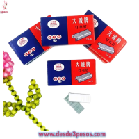 Paquete de 10 cajas con 1,000 grapas , medida 24/6