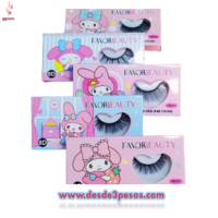 Par de PestaÃ±as 8D VisiÃ³n Pelo FAVOR BEAUTY caja con 10 piezas