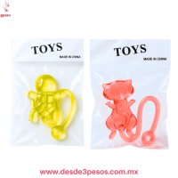 Pegaloco en diferentes Personajes de Pokemon en colores 6 x 4 cm 