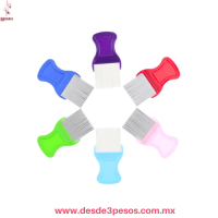 Peine Anti piojos - Lindres con cerdas de acero inoxidable 100% Eficaz 8 cm.