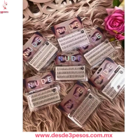 Pestañas Postizas 3x3 FAVOR BEAUTY 3 Grupos de 20, 10mm. 