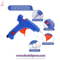 Pistola de Silicon grande en colores 17 x 15cm. 