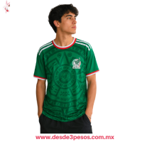 Playera de la Seleccion Mexicana Cuello Redondo talla Grande 