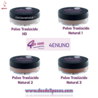 Polvo Traslucido Sellador de Maquillaje PROSA 15g. 4 tonos 