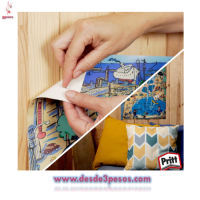 Pritt TAK Cuadritos Adhesivos Multiusos Removibles Reutilizables 35 g. 13 x 8 cm. 