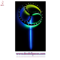 Resplandor Molino de Viento Luminoso Neon bolsa con 1pza. 45cm. Aprox.