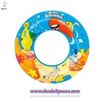 Salvavidas Dona Inflable en colores Decoracion Acuatica.70cm. Diametro 