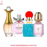 Set Mini Fragancia Corporal Perfume ODOYr 20, 25 y 30 ml. Aromas Frutales y Cítricos L-420