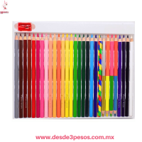 Set de Lápices de Colores TiTiko (24+5) Mina Gruesa 4.0mm + Sacapuntas TK-0097BJ