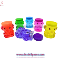Slime caja con 24pza. Figura de Elefante colores con glitter y bolitas de unicel 6 x 4 cm. Costo Unit. $3.22