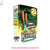 Sobre con 2 envolturas sabor CHAMPANGE para cigarros, Double Platinum