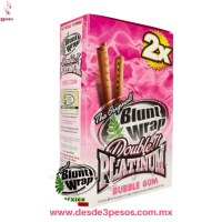 Sobre con 2 envolturas sabor CHICLE (BUBBLE GUM) para cigarros, Double Platinum