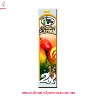 Sobre con 2 envolturas sabor DURAZNO ( PEACH ) para cigarros, Double Platinum