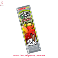 Sobre con 2 envolturas sabor FRESA-KIWI ( STRAWBERRY-KIWI ) para cigarros, Double Platinum