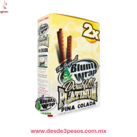 Sobre con 2 envolturas sabor PIÃ‘A COLADA para cigarros, Double Platinum