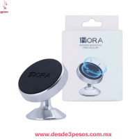 Soporte Magnético Universal 360° para Celular, Adhesivo para Carro o Escritorio PJ093, Marca 1Hora