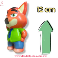 Squishi ZOOTOPIA 4 modelos diferentes presentacion en costalito individual 12 x 7cm. 7671