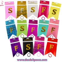 Tira de Banderines FELIZ CUMPLEAÃ‘OS 8 tonos de holograma 190cm.