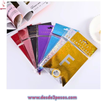 Tira de Banderines FELIZ CUMPLEAÃ‘OS 8 tonos de holograma 190cm.